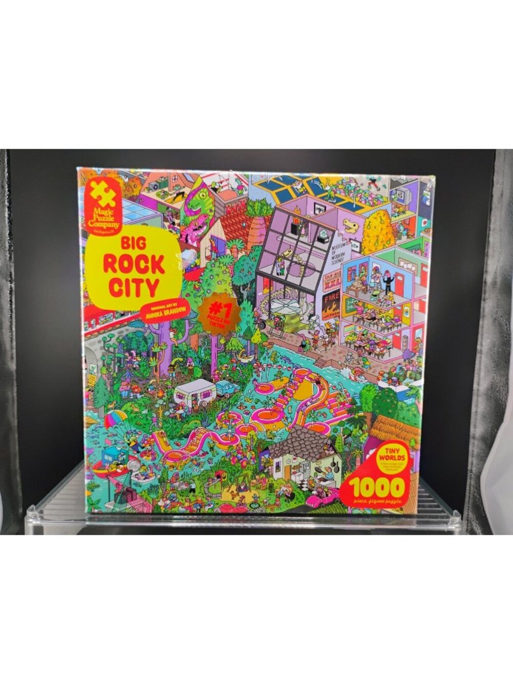 Big Rock City 1000-Piece Jigsaw Puzzle By Magic Puzzle Co